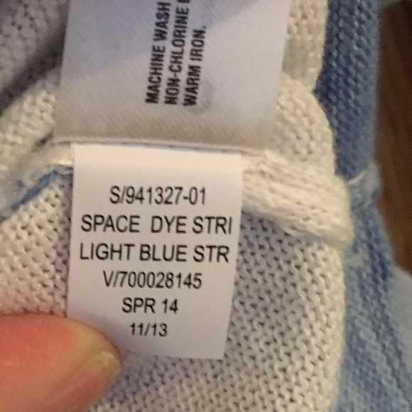 GAP Sweater - Blue & White Striped *NWT - Picture 4 of 4